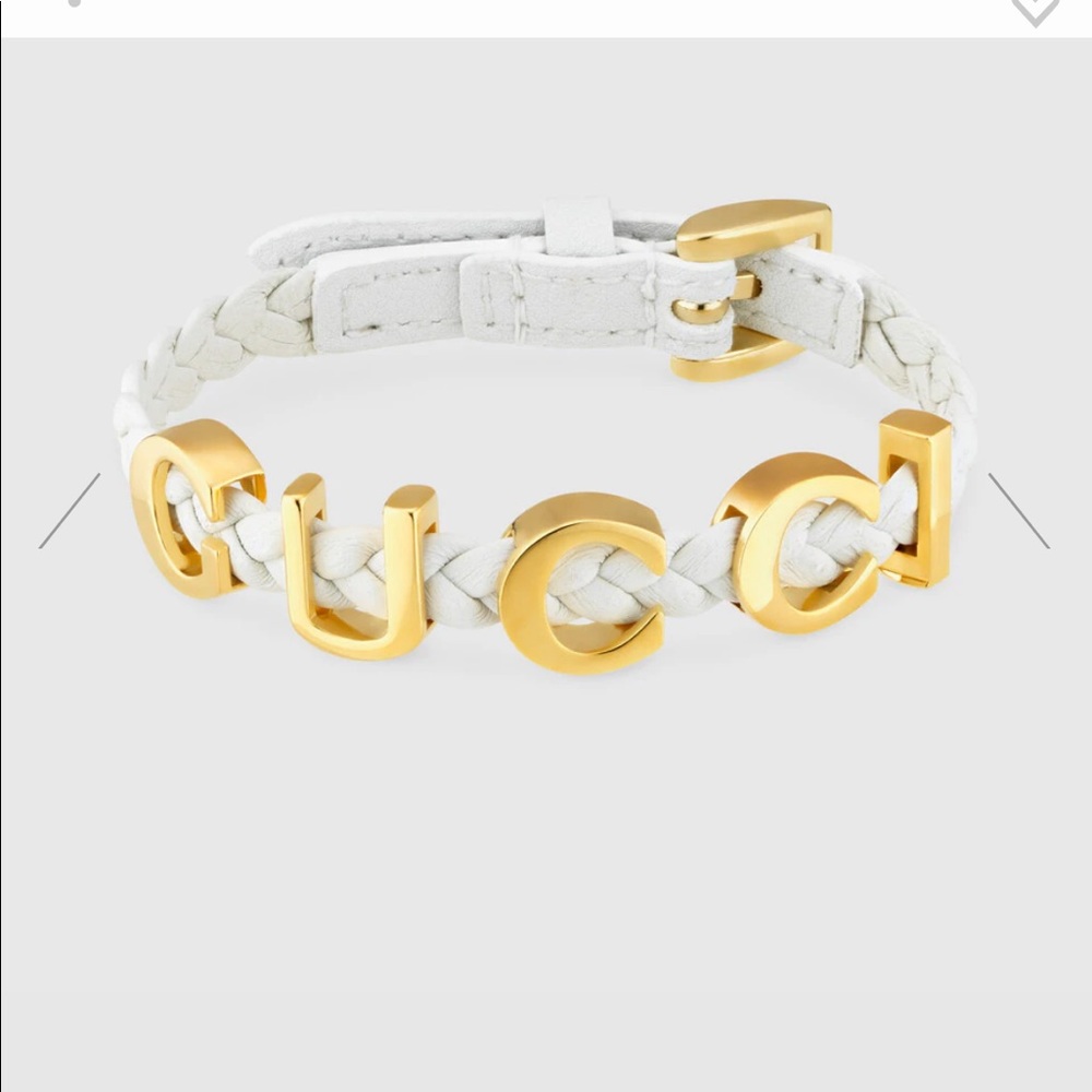 Gucci leather bracelet